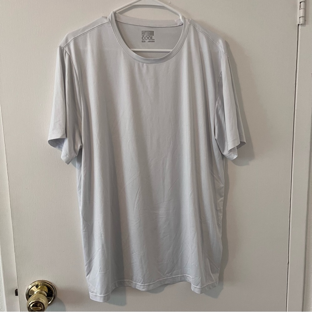 32 Degrees Cool Men's Short Sleeve White Quick Dry Tee XL